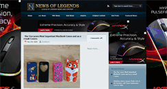 Desktop Screenshot of newsoflegends.com